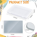 Nuanchu 1 Set Handy Glass Oil Paint Palette Included 10.2 x 6.8 x 1.2 Inches - Image 3