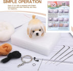 QMNNMA Needle Felting Kit for Beginners, Labrador Wool Felting Kit | Needle - Image 3