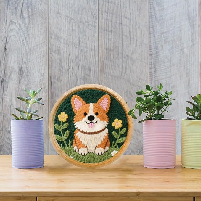 FREEBLOSS DIY Corgi Punch Needle Kit - Image 5