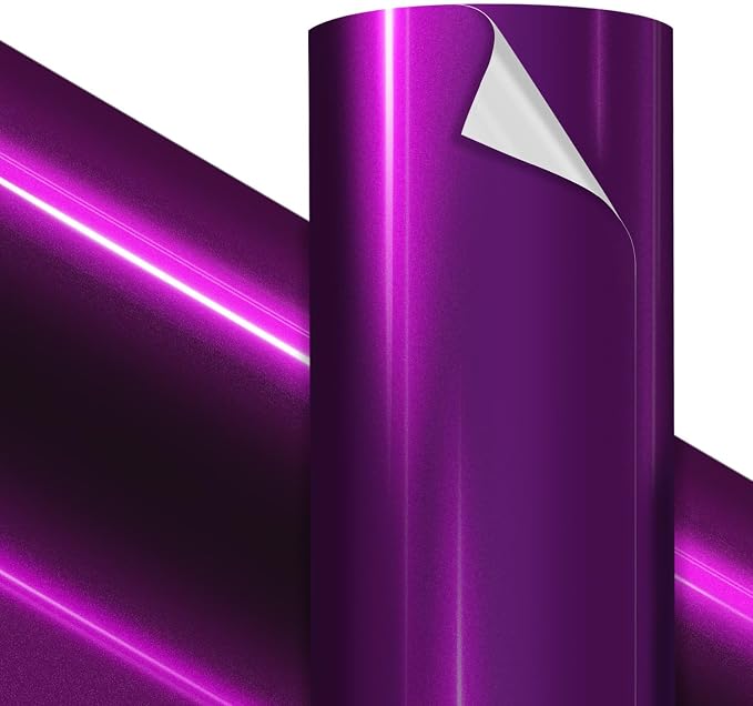 VViViD Premium Liquid Metallic Purple Craft Vinyl Roll 1ft x 5ft – Bubble-Free by VVIVIDVINYL