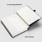 RETTACY Dotted Journal Notebook, 192 Pages, A5 Medium Size | Leather Hardcover - Image 7