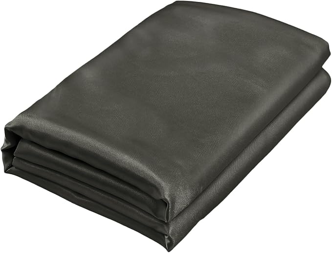 Homiest Dark Grey Satin Flat Sheet by Homiest