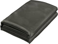 Homiest Dark Grey Satin Flat Sheet by Homiest