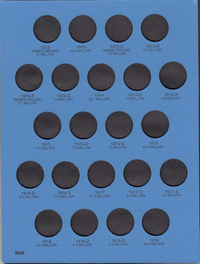 Whitman U.S. Buffalo Nickel 1913-1938 #9008 Coin Folder - Image 3