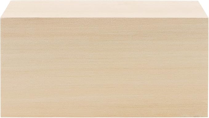 JOIKIT 4 Pack 6 x 3 x 3 Inches Basswood Carving Blocks, Unfinished Soft Wood - Image 3