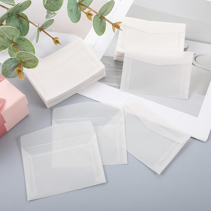 200 PCS Glassine Envelopes 3.9 × 2.8 Inch Glassine Paper Bags - Image 7