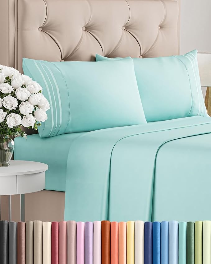 King Size 4 Piece Sheet Set by CGKUnlimited