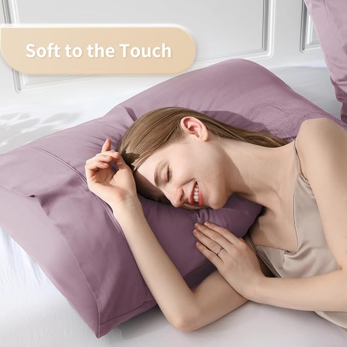 Standard Pillowcases, Cooling Viscose from Bamboo Pillow Covers - Image 3