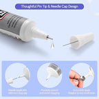 FITTDYHE 6PCS Jewelry Glue - 15ML/0.5fl oz Clear DIY Craft Glue - Image 3
