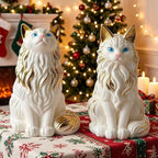 2 Pack Maine Coon Cat Silicone Molds, 3D Sitting Cat Candle Mold | Food-Grade - Image 9
