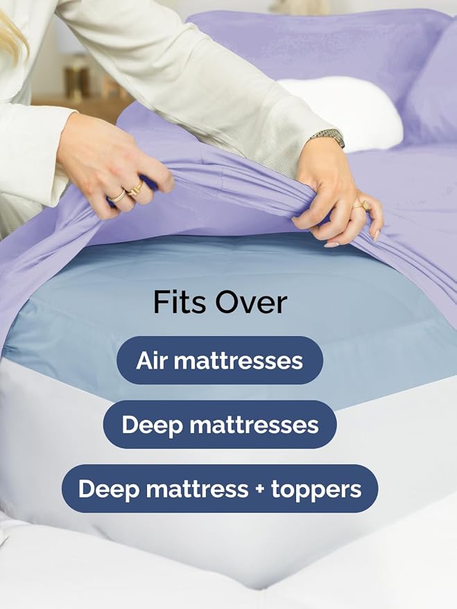 Extra Deep Split King Fitted Sheet - Image 6