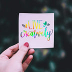 VINYL FROG Holographic Craft Adhesive Vinyl Roll 12"x60" Spectrum Silver - Image 8