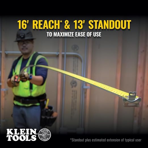Klein Tools 9225 Tape Measure, Heavy-Duty Measuring Tape - Image 5