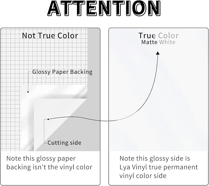 Glossy White Permanent Vinyl for Cricut - Image 3