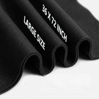 Black Felt Fabric 36" x 72" 1.6mm Thick Large Craft Sheet | Soft, Flexible Felt by MEDIANER