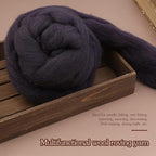 3.53oz Wool Roving, Wool Felting Supplies, Pure Wools, Chunky Yarn, Spinning - Image 6