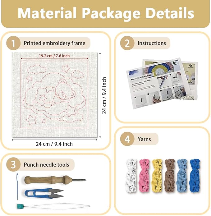 Doodlream Bear Cloud Needle Kit - Image 2