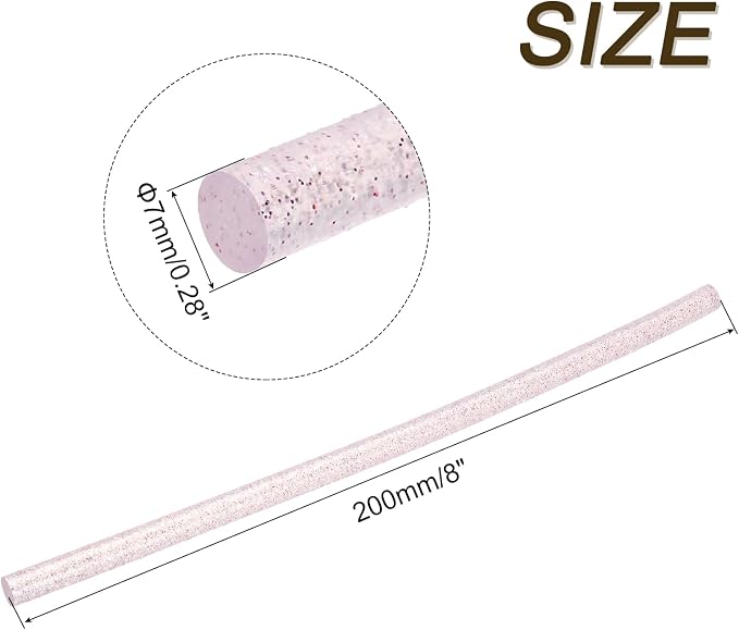 uxcell 30pcs 7mm x 200mm Mini Hot Glue Sticks - Image 2