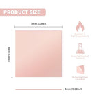 5 Pack Rose Gold Mirrored Acrylic Sheets, 12x12 Inch, 1/8 in Thick | Plastic - Image 2