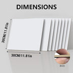 8 Pack Pre-Painted Colored Plywood Sheets, DIY Crafts, Models Making - Image 2