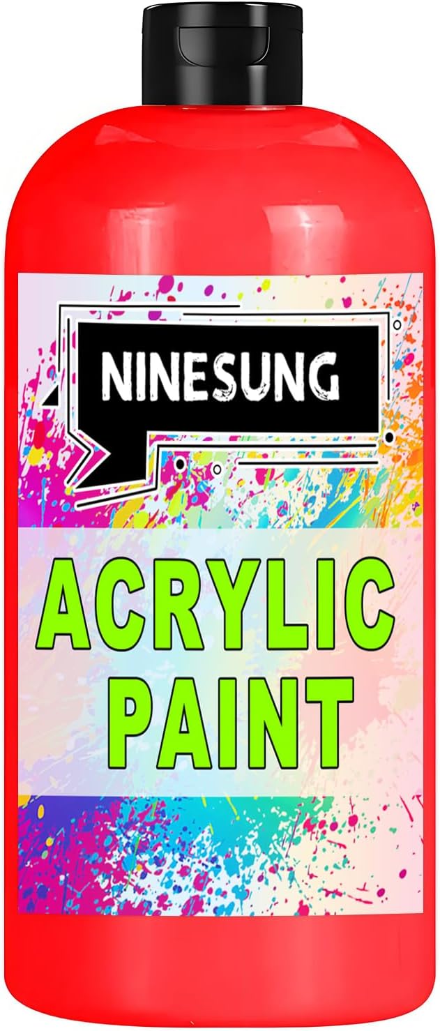 Red Acrylic Paint by NINESUNG