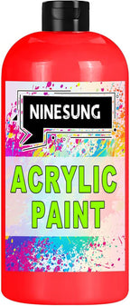 Red Acrylic Paint by NINESUNG