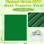 Tintnut Verdant Green Heat Transfer Vinyl, easy cut & weed, stretch washable - Image 2