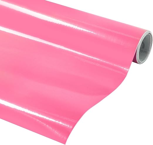 VViViD DECO65 Soft Pink Gloss Permanent Adhesive Craft Vinyl - Image 2