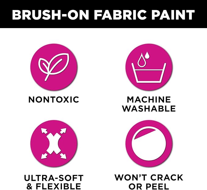 Tulip Brush-on Fabric Paints, 14 Colors 2 fl oz each - Image 5