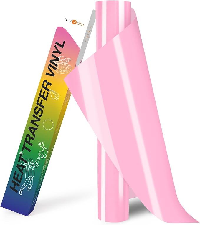 HTVRONT Pink Heat Transfer Vinyl Rolls by HTVRONT