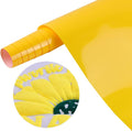 Tintnut Yellow Puff Heat Transfer Vinyl Roll, easy cut & weed, stretch washable by Tintnut