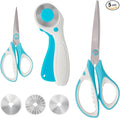 MANUFORE Professional Sewing Scissors Set: Big and Small Scissors, Rotary Cutter by MANUFORE