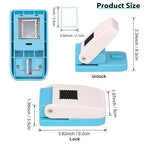 2Pcs/Set Stamp Punch, Stamp Puncher, 1X0.8inch Rectangular Postage Stamps - Image 2