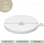 Crafare 10x1in Round Foam Circles - Image 2