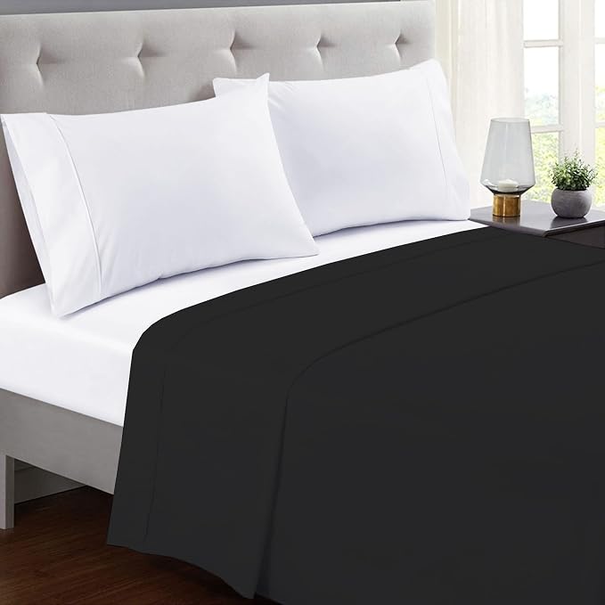 GOLD TEXTILES Full Flat Sheet 24 Pack – Brushed Microfiber Top Sheets - Image 2