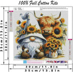 Gnome Stamped Cross Stitch Kits - Image 2