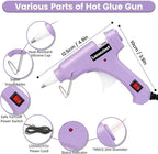 Hot Glue Gun Kit with 30 Glue Sticks, 20W Mini Glue Gun Set | Fast Preheating - Image 3