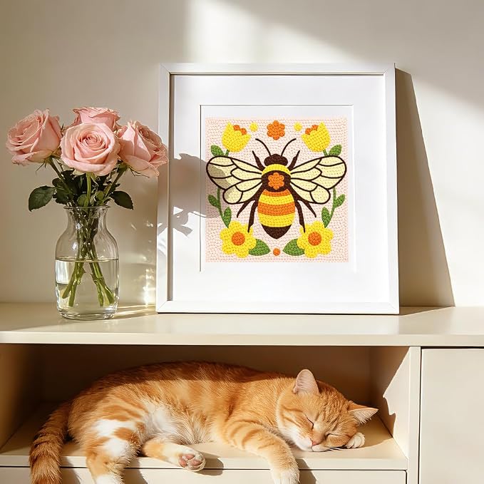 DOODLREAM Bumble Bee Flower Needle Kit - Image 6