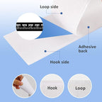 2''×27Ft White Heavy Duty Hook And Loop Tape Adhesive, No Punching Picture Wall - Image 6