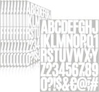 500 Pieces 10 Sheets Letter Stickers, Self Adhesive Vinyl Waterproof Mailbox by Llewyn