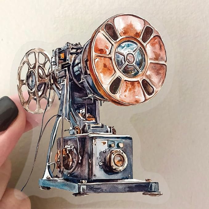 50 PCS Vintage Movie Stickers for Scrapbooking Journaling Junk Journal - Image 6