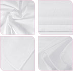 20/40 Pcs White Bandanas for Tie Dye DIY Blank Cotton Bandanas Plain - Image 4