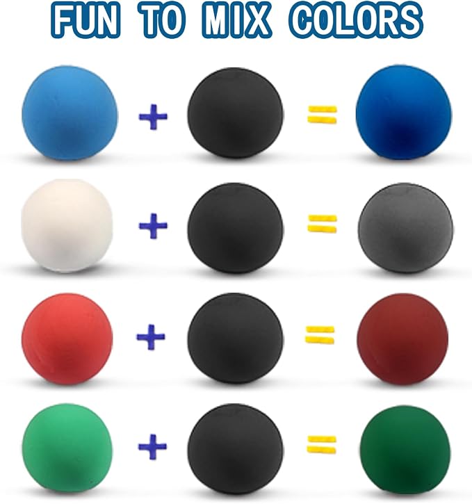 Ifergoo Black Foam Modeling Clay- Moldable Cosplay, Air Dry, Squishy Molding - Image 4