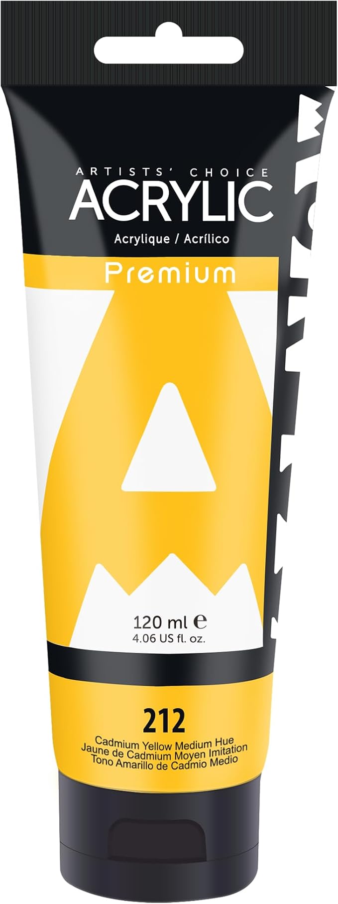 AUREUO Cadmium Yellow Medium Hue Acrylic Paint, 4 Fl Oz / 120ml Single Tube by AUREUO