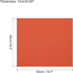 MECCANIXITY EVA Foam Sheets Orange 19.7 Inch x 19.3 Inch 1mm Thick Crafts Foam - Image 2
