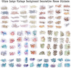 Vintage Aesthetic Stickers for Junk Journaling Supplies, Dual Materials - Image 7