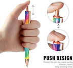 Ballpoint Pen 3Pcs Click Black Ink Metal Retractable 1.0 mm Medium Ballpoint - Image 2