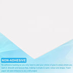 PATIKIL EVA Foam Sheet 10Pcs 12x8 Inch 2mm Thick White | Easy Cutting EVA Foam - Image 4