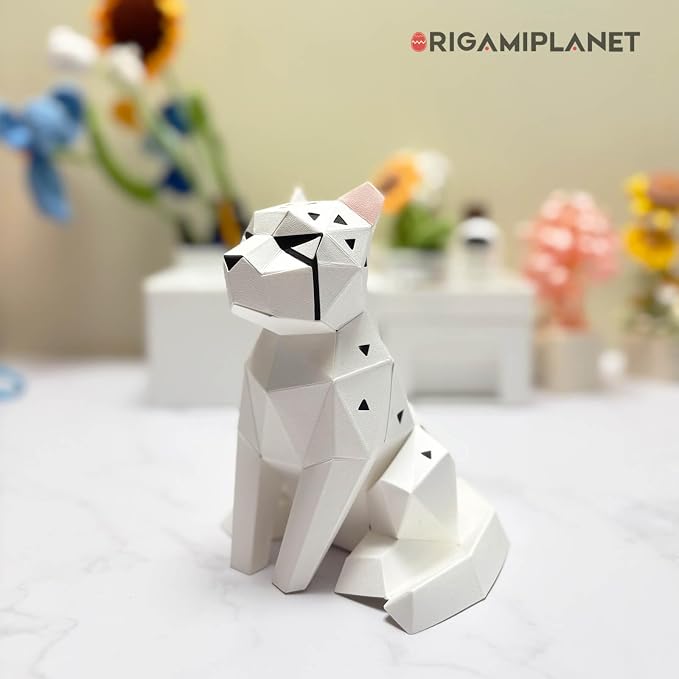 Leopard 3D Origami Paper Craft Kit, Creative Handmade Paper Sculpture Art - Image 5