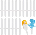 WMKGG 16 Pieces Popsicle Plastic Sticks Reusable by Focusonthekitchensupplies